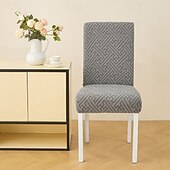 billiga Fåtöljskydd och armlöst stoltäckning-Matstolsöverdrag för hemmet polarfleece tyg stretchöverdrag sitsskydd stolsöverdrag mjukt halkfritt matstolsfodral