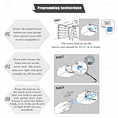 זול מכשירי חשמל ביתיים-חבילה של 1/2/3/4 משכפל שלט רחוק אוניברסלי לדלת מוסך 433 מגה-הרץ, שכפול שלט רחוק אלחוטי עם 4 כפתורים לשער חשמלי, תריס גלילה, אזעקת רכב, שלט רחוק קבוע ולומד, שחור