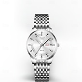 cheap Quartz Watches-Mother's Day Gift Women Quartz Watch Casual Luminous Calendar Date Alloy Watch