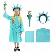  Dress Outfits Cosplay Kid's Unisex Halloween Carnival Independence Day / the Fourth of July Party Performance Dress Up