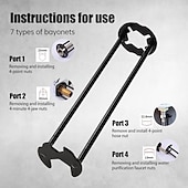 cheap Wrench-2 Pcs Multifunctional Sink Wrench, Sink Wrench Faucet Tool Plumbing Tool, Under Basin Sink Faucet Wrench Tight Spaces for Kitchen and Bathroom