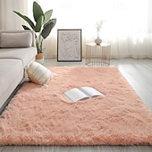 economico Tappeti-tappeto per camera da letto in stile nordico, tappeto morbido e decorativo per soggiorno, tavolino da caffè, comodino e arredamento per cameretta delle ragazze