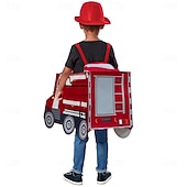 preiswerte Jungenkostüme-Karnevalskostüm Karriere Kostüme Kapuzensweatshirt Polizei Cosplay Kinder Unisex Halloween Karneval Buchwoche Leistung Pädagogisches Ankleiden Einfache Halloween-Kostüme Verkleiden
