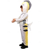 abordables Animal Costume-Carnival Costume Hoodie Bodysuit Animal Cosplay Kid's Unisex Halloween Carnival Performance Educational Dress Up Dress Up