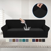 お買い得  ソファカバー-防水ストレッチソファカバー 厚手 フルラップ 傷防止 ソファプロテクター スリップカバー 4シーズン 滑り止めソファスロー