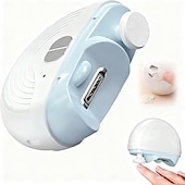 abordables Cuidado Personal &amp; Salud-Cortauñas eléctrico para adultos mayores, 3 velocidades, potente cortauñas automático con pulidor, luz LED, recargable, para uñas de pies y manos.