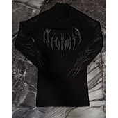 Χαμηλού Κόστους T-shirts και αμάνικα μπλουζάκια για τρέξιμο-Ανδρικά Αφηρημένο Tricou de Alergat Μπλούζα συμπίεσης Άνοιξη Φθινόπωρο Μακρυμάνικο Γρήγορο Στέγνωμα Συμπίεση Ύγρανση Γυμναστήριο προπόνηση Ενεργή εκπαίδευση Ασκηση Θαλασσί Μαύρο Λευκό ΑΘΛΗΤΙΚΑ ΡΟΥΧΑ