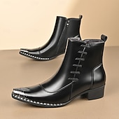 Недорогие Челси сапоги-Мужские коричневые ботильоны из искусственной кожи с декоративной строчкой, элегантные свадебные туфли, идеально подходящие для жениха и гостей свадьбы.