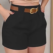 Χαμηλού Κόστους Καυτό σορτς-Γυναικεία Σορτσάκια Καλοκαιρινό σορτς Σορτς παραλίας Διακοπές Μοντέρνα Καθημερινά σύντομο Μεσαία Μέση Συμπαγές Χρώμα Σκέτο Φερμουάρ Τσέπη Ελαστική μέση Άνεση Γρήγορο Στέγνωμα Moale Ανελαστικό