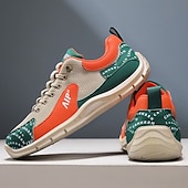 baratos Tênis Casuais-Tênis masculino em mesh e couro sintético – calçado de corrida de alto desempenho para aventuras ao ar livre e atividades físicas.