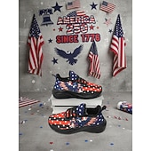  Vereinigte Staaten 250. Jubiläum Damen USA Flaggen Druck Schwarz Sneakers mit Adlerdesign patriotische Sportschuhe für den Unabhängigkeitstag Paraden Festivals Laufen und Everyday Wear