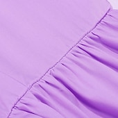 cheap Dresses-1950s Hepburn Retro Vintage Midi A-Line Dress Swing Dress Flare Dress Short Sleeves A-Line Fancy Dress Women's Carnival Valentine's Day Masquerade Vacation Dailywear Bachelorette Party Adults Dress