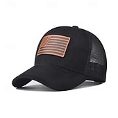 halpa Lisätarvikkeet-Lippalakki Amerikan lippu Retro / vintage Patriotismi varten Sukupuolineutraali Aikuisten Muut tulosteet varten Itsenäisyyspäivä 4. heinäkuuta ulko- Rento / arki Paraati