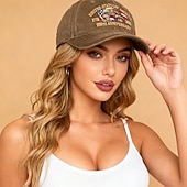 billige Tilbehør-Baseballcapen Frihetsgudinnen Amerikansk flagg Frihetsklokken Retro / vintage Arv Patriotisk 1776–2026 til Unisex Voksne Broderi for Uavhengighetsdag 4. juli utendørs Fritid / hverdag Parade