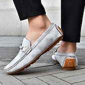 economico Mocassini casual-mocassini da uomo in similpelle viola: comode scarpe casual slip-on da indossare tutti i giorni e per eventi rilassati