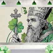 cheap Wall Tapestries-St. Patrick's Day Tapestry Banners Blanket Elf Shamrock Cute Romantic 3D Bedroom Living Room Dorm Teens Room College Dorm Wall Porch Home Decor