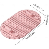 abordables Soins Personnels &amp; Santé-Tapis de massage des pieds en silicone, coussin de relaxation double face, planche de relaxation portable, tapis de massage anti-stress au sol, tapis de massage des pieds extra large avec points