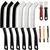 preiswerte Reinigungsmittel-11-teiliges Multifunktions-Eckreinigungsbürsten-Set mit steifen Borsten – geeignet für Fliesen, Badezimmer, Küchen und Autofugen – wiederverwendbar, kein Stromanschluss erforderlich, robuste