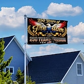 billige 250. jubileum-USAs 250-årsjubileum for frihet, minneflagg, majestetisk ørn med utstrakte vinger, patriotisk banner for 1776-2026, feiring av halvfemsjubileum, 4. juli uavhengighet