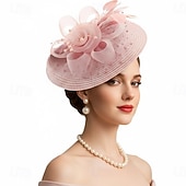 cheap Fascinators &amp; Hats-Derby Fascinator Hat Fascinator Gentlewoman Fancy Dress Women's Masquerade Ascot Horse Racing Festival Adults' Headpiece All Seasons