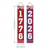 abordables EE. UU. 250.-Bandera de Estados Unidos conmemorativa del 250 aniversario, decoración de ambiente de patio, decoración patriótica, bandera de jardín al aire libre.