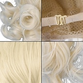  باروك رجال مستعمر محامي رجال امواج طويلة ومجعدة باروك تاريخية واشنطن لزي تنكر