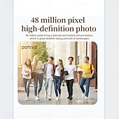 זול מצלמה ותמונה-מצלמת וידאו דיגיטלית 4K באיכות Full HD DVC 48MP עם מסך צבעוני בגודל 2.88 אינץ' וזום דיגיטלי פי 18