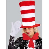 cheap Accessories-Cat Gloves Hat More Accessories Classic Storybook Character Storybook Characters Cosplay for Unisex Adults' Halloween Carnival Book Week Performance Educational Dress Up