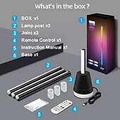halpa Älykkäät koristevalot-Sylinterimäinen rgbic-lattiavalaisin, Bluetooth-sovelluksella ohjattava led-kulmavalaisin, musiikin synkronointiväriä vaihtava lattiavalaisin ajastimella, 16 miljoonaa väriä makuuhuoneen olohuoneen