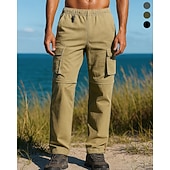 economico Fondi-Per uomo Pantaloni Convertibili con Zip Pantaloni da escursionismo Pantaloni softshell Primavera Autunno Esterno Vestibilità regolare Impermeabile Antivento Pantaloni Tasca Elastico in vita Nero