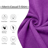 cheap Casual Henley Tee-Men's Henley Shirt 100% Cotton Acid Wash Shirt Short Sleeve Henley Summer Spring Fall Plain Retro Vintage Casual Vintage Style Washed Casual Light Blue Dark Brown Black Top Tee for Men