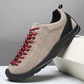abordables Baskets Décontractées-Chaussures de randonnée pour hommes – en daim et mesh résistants, respirantes et confortables, idéales pour la randonnée et les sports d'aventure