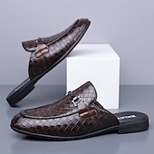 Недорогие Мужские клоги и мюли-Мужские красные лоферы из искусственной кожи, с текстурой под крокодиловую кожу, без шнурков, элегантная свадебная обувь, для торжественных случаев.