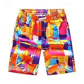 preiswerte Badehosen &amp; Boardshorts-Herren Badeshorts Badehose Bedruckt Kordelzug Mit Taschen Schnelltrocknend Mit Taschen Boardshorts Badeanzug Surfen Strand Wassersport Sommer