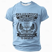 ieftine Tricouri Hobby-Bărbați Μηχανή Argou amuzant Tricou Manșon scurt Tricou Tipărire 3D Stil Nautic Cămașă Modă Zilnic Zilnic Stradă Albastru piscină Negru Trifoi Vară Primăvară Îmbrăcăminte S M L XL XXL XXXL
