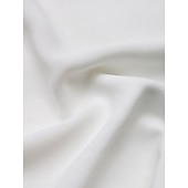 お買い得  無地のブラウス-女性用 ドレスシャツ ボタンアップシャツ ブラウス スパンコール ボタン エレガント スタイリッシュ レトリ／ヴィンテージ 長袖 シャツカラー レギュラートップス 日常 お出かけ パーティー衣装 ホワイト 春 秋