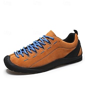 abordables Baskets Décontractées-Chaussures de randonnée pour hommes – en daim et mesh résistants, respirantes et confortables, idéales pour la randonnée et les sports d'aventure