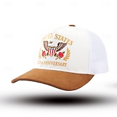 economico Accessori-Cappellino da baseball Bandiera Americana Retrò Vintage Eredità Patriotico 1776-2026 per Unisex Adulti Stampa 3D  per Giorno dell'Indipendenza / 4 Luglio 4 Luglio All'aperto Casual Quotidiano