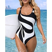 رخيصةأون راش غاردز ون بيس-نسائي وسط ثوب السباحة ملابس السباحة لباس السباحة مجرد حماية UV مطاط بدون كم ملابس السباحة تزلج على الماء غوص سباحة الصيف