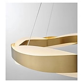 cheap Ring &amp; Round Design-Nordic Modern Ring LED 3 Color 65/80cm Chandelier for Living Room Bedroom Dining Table Pendant Lamp Home Decor Lighting,Ceiling Pendant Light