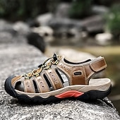 levne venkovní sandály-Pánské zelené sportovní sandály, prodyšný rychleschnoucí svršek, polstrovaná podrážka, atletický outdoorový styl pro chůzi, trekking a plážové nošení
