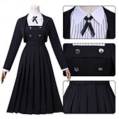 abordables Costumes de manga-Manga Robe Tenues Bal Masqué Costumes de Cosplay Halloween Carnaval Comic-Con Salon de l'Anime Costume Pour Femmes Adulte