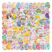 ieftine Jucării Noi-Easter Basket Stuffers 150 Piese (3 Seturi de 50) Autocolante de Paște Holografice Laser Rezistente la Apă pentru Decorațiuni de Cadouri de Sărbătoare Autocolante cu Ouă de Paște Transfrontaliere