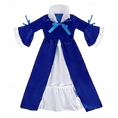  A 250-a aniversare a SUA secolul al 19-lea Anii 1800 Rochie de prerie Mâneci Lungi Fata Pionier Colonial Pionier Războiul Revoluționar Costume de fancy Fete Halloween Carnaval Ținute pentru