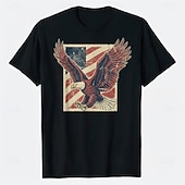  Patriotic Tricou Tricou grafic SUA Retro / vintage Patriotic Tricou 1776-2026 pentru Unisex Adulți Imprimare 3D pentru Ziua Independentei 4 iulie