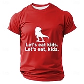  Ας φάμε παιδιά ας φάμε, αστεία παιδιά γραμματική, στίξη σώζει ζωές, γραφικό μπλουζάκι με δεινόσαυρο t rex, πράσινο, στρογγυλό ντεκολτέ, κοντομάνικο, χιούμορ, ανδρικό πουκάμισο, ρούχα, s m l xl xxl xxl