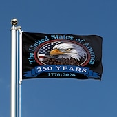  Paquet de 2 drapeaux 250 ans de liberté