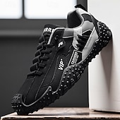 economico Sneakers Casual-scarpe da ginnastica sportive bianche e blu da uomo, pannelli in rete traspirante, suola ammortizzata, stile sportivo casual per camminare e viaggiare