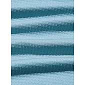 cheap Waffle Knit Tee-Men's Waffle T-shirt T Shirt Waffle Henley Shirt Long Sleeve Hooded Lace Up Neck Fall Solid Color Textured Traditional / Vintage Drawstring Casual Home Outdoor Light Blue Wine Black Top Tee for Men