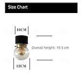 Недорогие Встраиваемые и полунавесные крепления-Современный простой потолочный светильник для коридора, креативный круглый стеклянный шар, рождественская тематика, 1 шт.